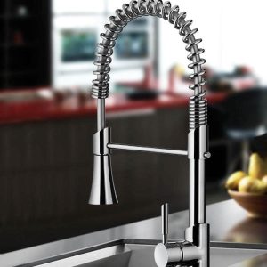 Torneira Monocomando Cozinha Gourmet Compacto com Ducha Especial Lorenkitchen 2266 C76 7048481 LORENZETTI
