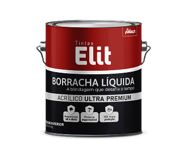 Borracha Liquida 4,3Kg ELIT (BR, CZ CLARO)