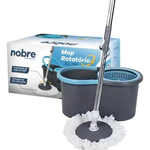 Mop Rotatório Slim Esfregão Giratório Limpeza 13l