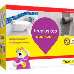 Impermeabilizante Tecplus Top Cx 4kg Quartzolit Cor Cinza